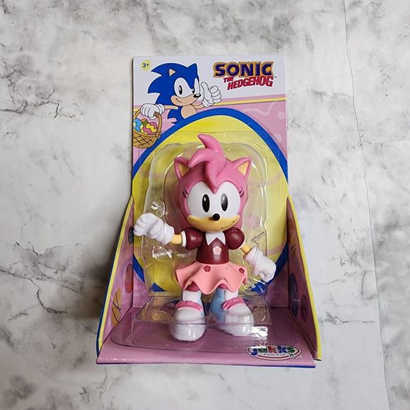 Sonic The Hedgehog 2.5" Easter Figures Sonic Tails Knuckles Rose Pocky Dr Eggman - Picture 8 of 13
